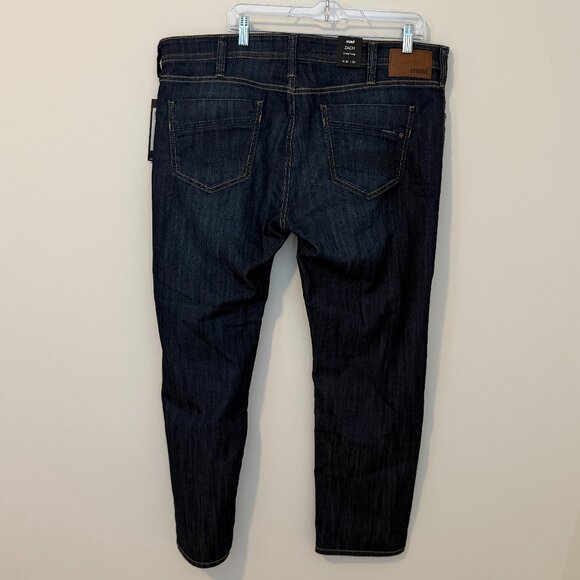 NWT Mavi Jeans Dark Maui Color 5 Pockets Zach Straight Leg Men's 40x30 - Picture 2 of 8